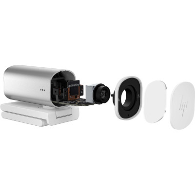 Вебкамера HP 960 Streaming, 4K, 30fps, auto focus, сріблястий