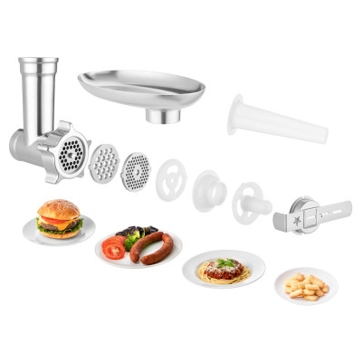 Кухонна машина Sencor Paul 1 1700Вт, чаша-метал, корпус-метал/пластик, насадок-20, метал Кухонна машина Sencor Paul 1 1700Вт, чаша-метал, корпус-метал/пластик, насадок-20, метал