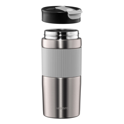 Термокухоль ARDESTO Comfort 450мл, нержавіюча сталь, сірий
