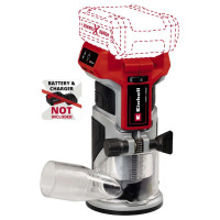 Фрезер кромковий акумуляторний Einhell Professional TP-ET 18LI BL - Solo 18В цанга 6 та 8мм 10000-30000об/хв 1.34кг без АКБ та ЗП