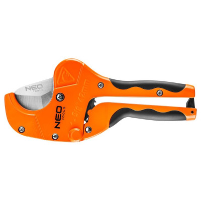 Труборіз Neo Tools для пластикових труб, 0-42мм, 225мм