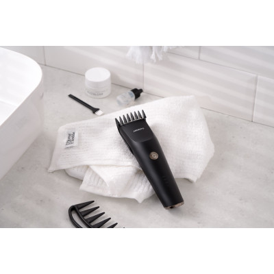 Машинка для стрижки  ARDESTO HC-Y22-B, мережа+акум., насадок-1, сталь+кераміка, чорний