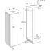 Холодильна камера Gorenje вбудована, 177х55х54см, 1 двері, 300л, А+, FrostLess , Зона св-ті, Внутр. Диспл, Wi-Fi, Білий