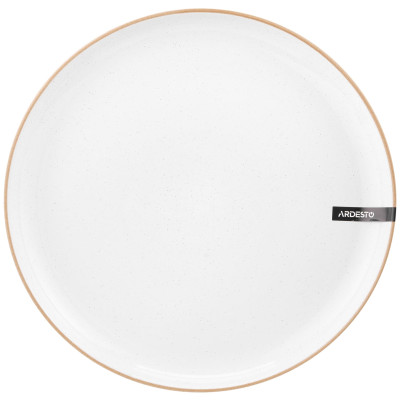 Тарілка десертна ARDESTO Apulia, 20.3см, кераміка, білий Тарілка десертна ARDESTO Apulia, 20.3см, кераміка, білий