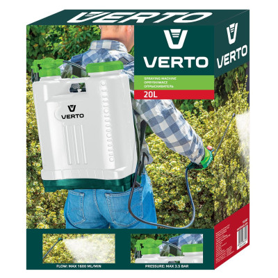Опрыскиватель ручной Verto 20л 3.5бар 1.6л•хв 4.1кг (15G508)