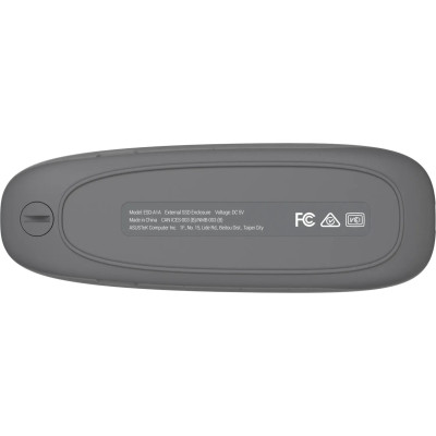 Портативний корпус ASUS для SSD COBBLE/GRAY/G/AS/ESD-A1A /GRAY/G/ PCIe NVMe M.2 2230/2242/2260/2280 USB Type-C 3.2 Gen 2x1 сірий