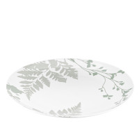 ARDESTO Тарілка десертна Capri, 19.2см, порцеляна, біло-зелений