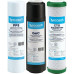 Комплект картриджів Ecosoft 1-2-3 для осмосу з функією економії води (поліпропілен+GAC+AquaGreen)