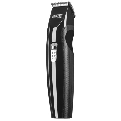 Тример WAHL Mustache&Beard, для бороди і вусів, ААx2, в комплекті, роторний мотор, насадок-4, гребінець, підставка, сталь, чорний Тример WAHL Mustache&Beard, для бороди і вусів, ААx2, в комплекті, роторний мотор, насадок-4, гребінець, підставка, сталь, чорний