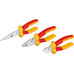 Набір шарнірно-губцевого інструменту Bosch Professional комбіновані плоскогубці, діагональний бокоріз, плоскогубці з довгим носом, VDE набір 3шт