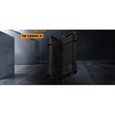 Портативный корпус ASUS для SSD TUF GAMING A1 ESD-T1A/BLK/G/AS SATA M.2 2242/2260/2280 USB Type-C 3.2 Gen 2x1 (90DD02N0-M09000)