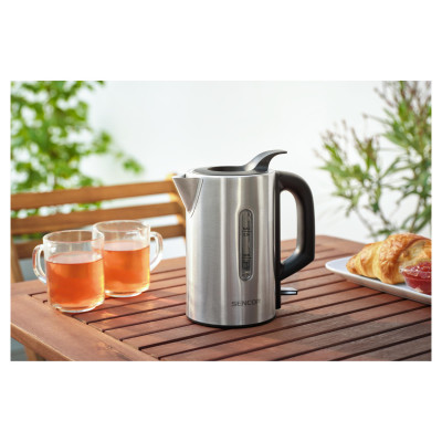 Електрочайник Sencor 0.5л, Strix, пластик, в комплекті 2 склянки + 2 ложки, нерж. сталь Електрочайник Sencor 0.5л, Strix, пластик, в комплекті 2 склянки + 2 ложки, нерж. сталь