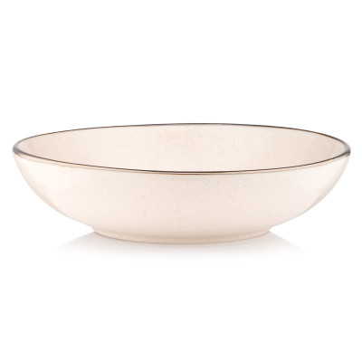 ARDESTO Тарілка супова Emilia, 820мл, 20см, кераміка, бежевий