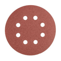 Шліфувальний папір дисковий GRAPHITE, 125мм, K120, на липучці, 5шт Шліфувальний папір дисковий GRAPHITE, 125мм, K120, на липучці, 5шт