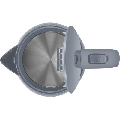 Электрочайник Amica 1.7л, пластик, серый