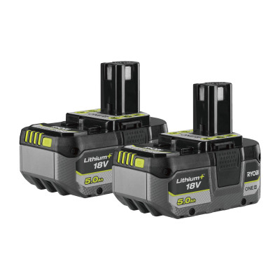 Набір акумуляторів Ryobi ONE+ RB1850X2 Lithium+ 18В 2х5А·год