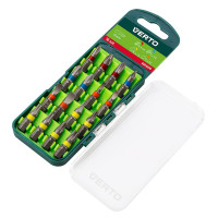 Verto Набір біт, 16 од., 25мм, кейс Verto Набір біт, 16 од., 25мм, кейс