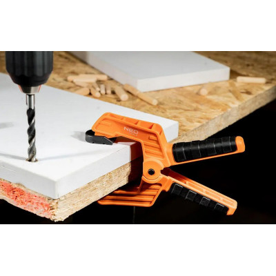 Neo Tools Струбцина, затискач пружинний, пластик, 100мм Neo Tools Струбцина, затискач пружинний, пластик, 100мм