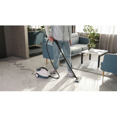 Пароочиститель ARDESTO, 2000Вт, 1500мл, 4Бар, белый+ синий