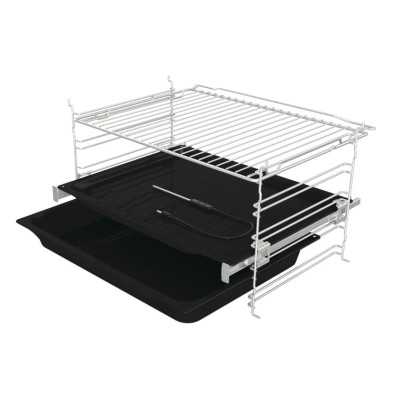 Духова шафа Gorenje духова електрична, 77л, A+, дисплей, піроліз, чорний Духова шафа Gorenje духова електрична, 77л, A+, дисплей, піроліз, чорний