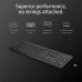 Клавіатура мембранна HP 230, 106key, WL, EN/UK, чорний