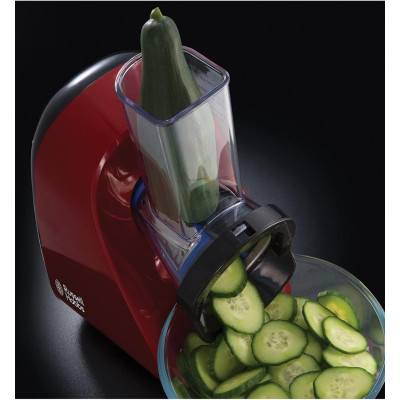 Мультирезка Russell Hobbs Desire Slice&Go, 200Вт, 3 насадки, корпус-пластик, красный (22280-56)
