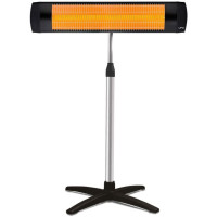 Інфрачервоний обігрівач UFO Basic 2900 + телескопічна ніжка 2.9 кВт, до 35 м2, настінний монтаж або підлоговий, фламентин, IP44, мех. керування