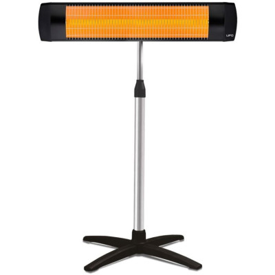 Инфракрасный обогреватель UFO Basic 2900 + телескопическая ножка 2.9 кВт, до 35 м2, настенный монтаж или напольный, фламентин, IP44, мех. управление Инфракрасный обогреватель UFO Basic 2900 + телескопическая ножка 2.9 кВт, до 35 м2, настенный монтаж или напольный, фламентин, IP44, мех. управление