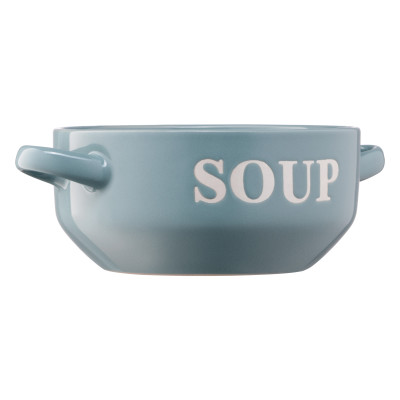 Бульонница Ardesto Cream, 700мл, керамика, голубой, голубой