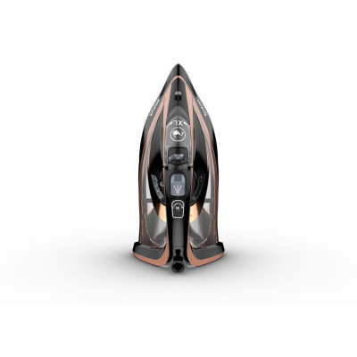 Праска Tefal Ultimate Pure, 3200Вт, 350мл, паровий удар -260гр, постійна пара - 60гр, керам. підошва, чорно-рожевий Праска Tefal Ultimate Pure, 3200Вт, 350мл, паровий удар -260гр, постійна пара - 60гр, керам. підошва, чорно-рожевий