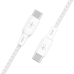 Belkin Кабель заряджання/синхронізації USB-С > USB-С 3м, 100Вт, плетений, білий Belkin Кабель заряджання/синхронізації USB-С > USB-С 3м, 100Вт, плетений, білий