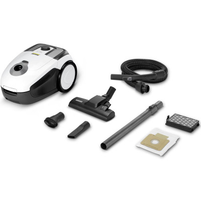 Пылесос Karcher мешочный VC 2.8, 700Вт, 2л, НЕРА, белый Пылесос Karcher мешочный VC 2.8, 700Вт, 2л, НЕРА, белый