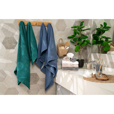 Набір рушників махрових ARDESTO Lotus, 50х90см, 70х140см, 2шт, 100% бавовна, синій Набір рушників махрових ARDESTO Lotus, 50х90см, 70х140см, 2шт, 100% бавовна, синій