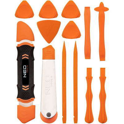 Neo Tools Набір для ремонту смартфонів, 13шт, універсальні антистатичні відкривачі для зняття корпусів Neo Tools Набір для ремонту смартфонів, 13шт, універсальні антистатичні відкривачі для зняття корпусів