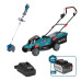 Набір із двох акумуляторних інструментів Konner&Sohnen KS 33LM-BCT20V-SET 20В газонокосарка KS 33LM-20V та тример садовий KS BCT-20V акб 1х4А·год ЗП 17.3кг