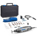 Шліфмашина шліфувально-гравірувальна Dremel 4250 3-45 175В 5000-35000об/хв 45 насадок + 3 приставок кейс 0.70кг