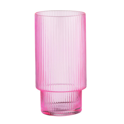 ARDESTO Набір склянок низьких 380мл, 2шт, скло, рожевий ARDESTO Набір склянок низьких 380мл, 2шт, скло, рожевий