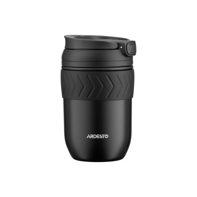 Термокружка Ardesto Cosy, 400мл, нержавеющая сталь, черный (AR2640BT)