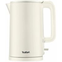 Електрочайник Tefal Thermo Protect, 1.5л, пластик, нержавіюча сталь, світло-бежевий Електрочайник Tefal Thermo Protect, 1.5л, пластик, нержавіюча сталь, світло-бежевий
