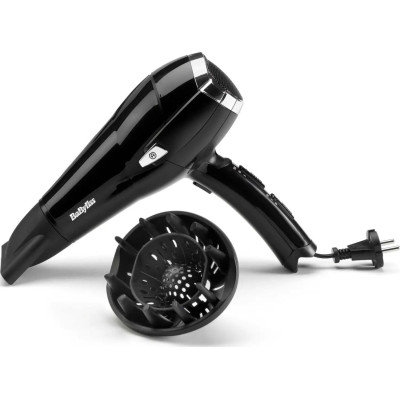 Фен Babyliss CordKeeper, 2000Вт, 3 режими, іоніз-я, хол. обдув, змотка шнура, чорний