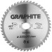 Диск пильний Graphite по дереву, 235х30мм, 48 зубів