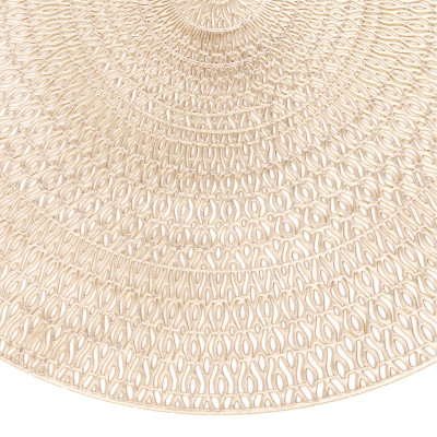 Килимок сервірувальний ARDESTO, 38см, ПВХ, кругла, золотистий