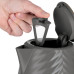 Електрочайник Russell Hobbs Groove Grey 1.7л, Strix, пластик, сірий