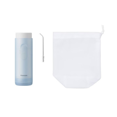 Іригатор Panasonic портативний, чаша 165 мл, 1хАА, біло-голубий