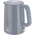 Электрочайник Amica 1.7л, пластик, серый