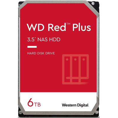Жосткий диск WD  6TB 3.5" 5400 256MB SATA Red Plus NAS WD60EFPX Жосткий диск WD  6TB 3.5" 5400 256MB SATA Red Plus NAS WD60EFPX