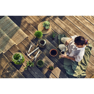 Cellfast Культиватор ручний PASTEL, армований комозит, бежевий