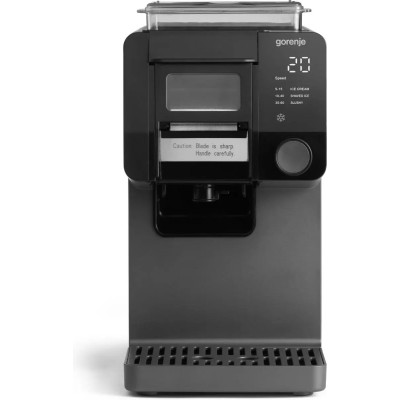 Морозивниця Gorenje 3 в 1, 210Вт, чаша-1л, 35 кг - 24 год., слаші, лід, морозиво, електронне управління, чорний Морозивниця Gorenje 3 в 1, 210Вт, чаша-1л, 35 кг - 24 год., слаші, лід, морозиво, електронне управління, чорний