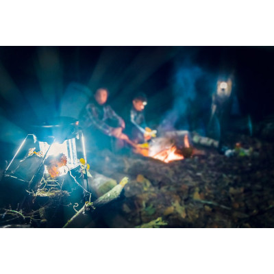 Neo Tools Ліхтар кемпінговий на батарейках, ААх3, 200лм, 3Вт, 3 функції освітлення, 3 магніти в підставці, червоне сигнальне світло Neo Tools Ліхтар кемпінговий на батарейках, ААх3, 200лм, 3Вт, 3 функції освітлення, 3 магніти в підставці, червоне сигнальне світло