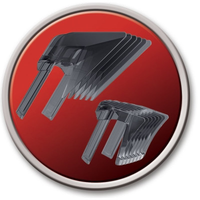 Машинка для стрижки Remington Pro Power Precision Steel, мережа+акум., роторний мотор, насадок-2, сталь, чорний Машинка для стрижки Remington Pro Power Precision Steel, мережа+акум., роторний мотор, насадок-2, сталь, чорний